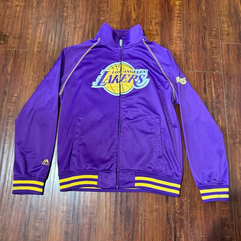 Vintage LA Lakers Hardwood Classics l Truck Jacket Size XL Women’s Preowned Good